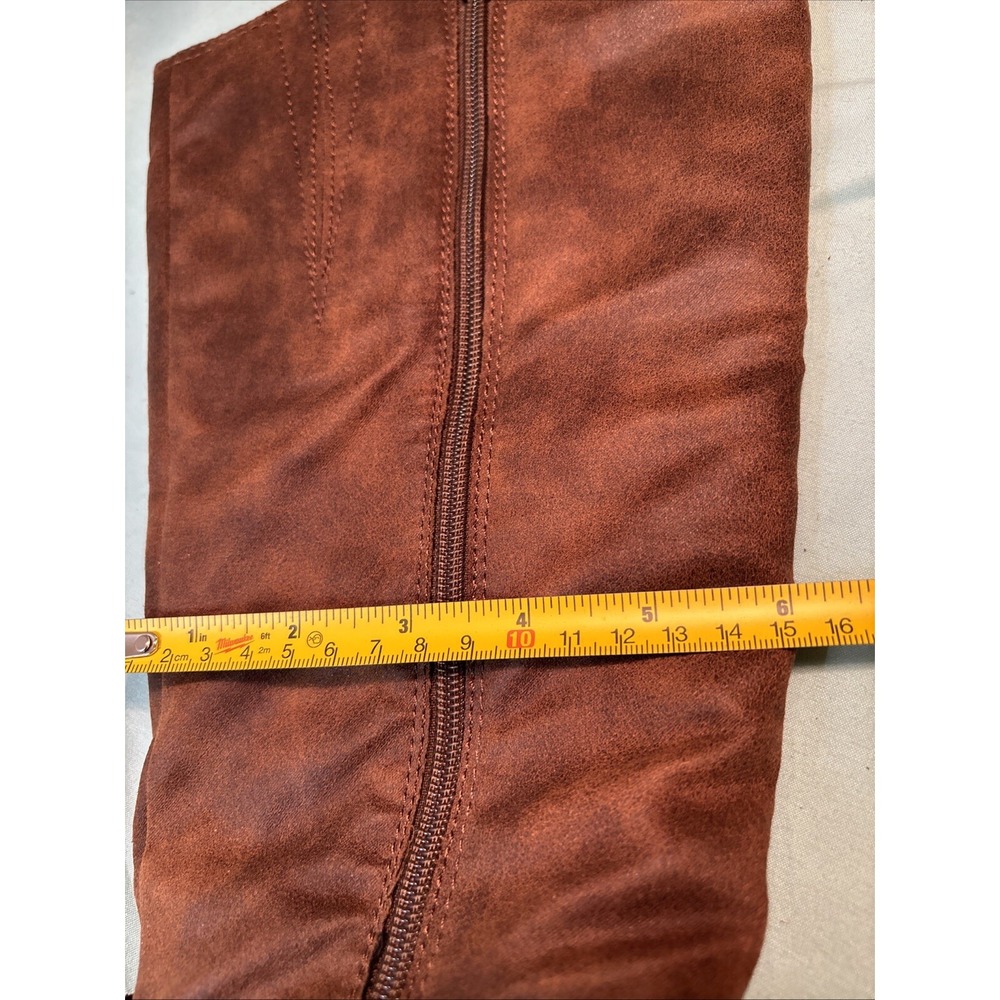 Sugar Women's Prima Soft Textured Boot Brown Fabric 8.5M - Picture 14 of 16